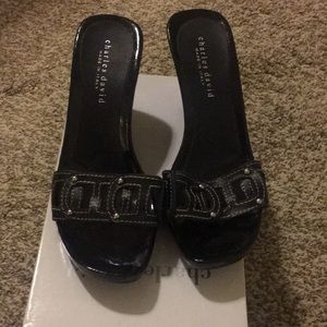 Charles David Black Sandal